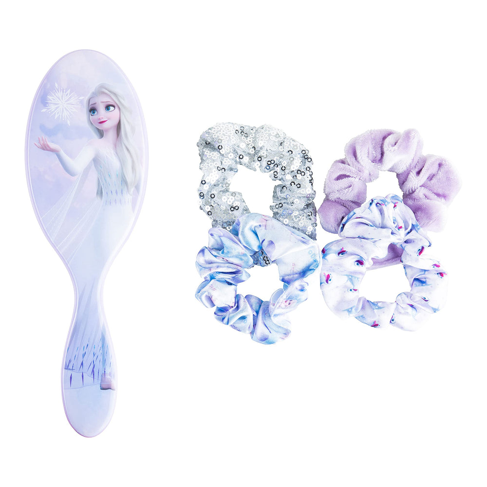 Luv Her Elsa scrunchies highlighting gentle, secure grip and color variety.