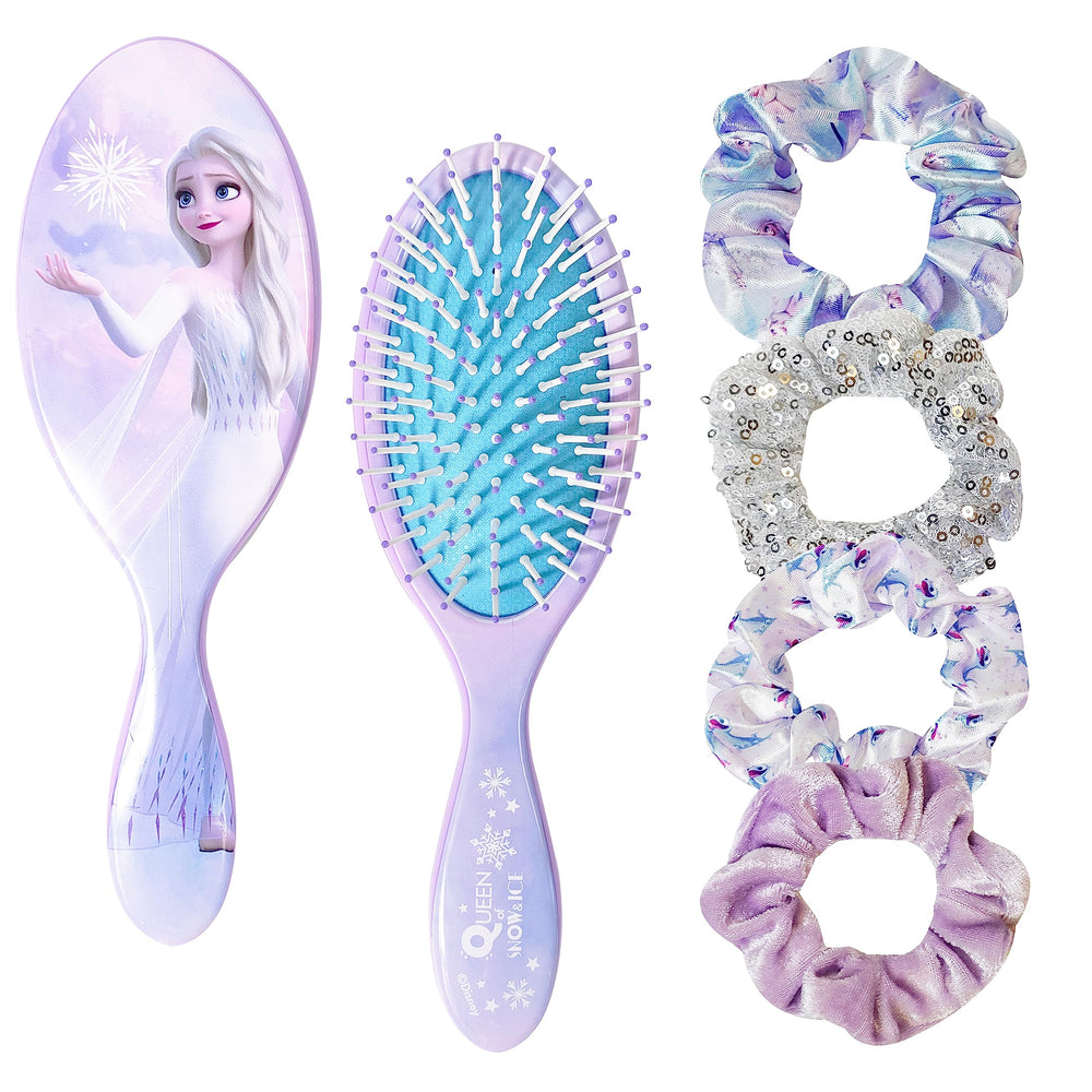 Luv Her Frozen Elsa hairbrush 9-inch for gentle detangling and easy styling.