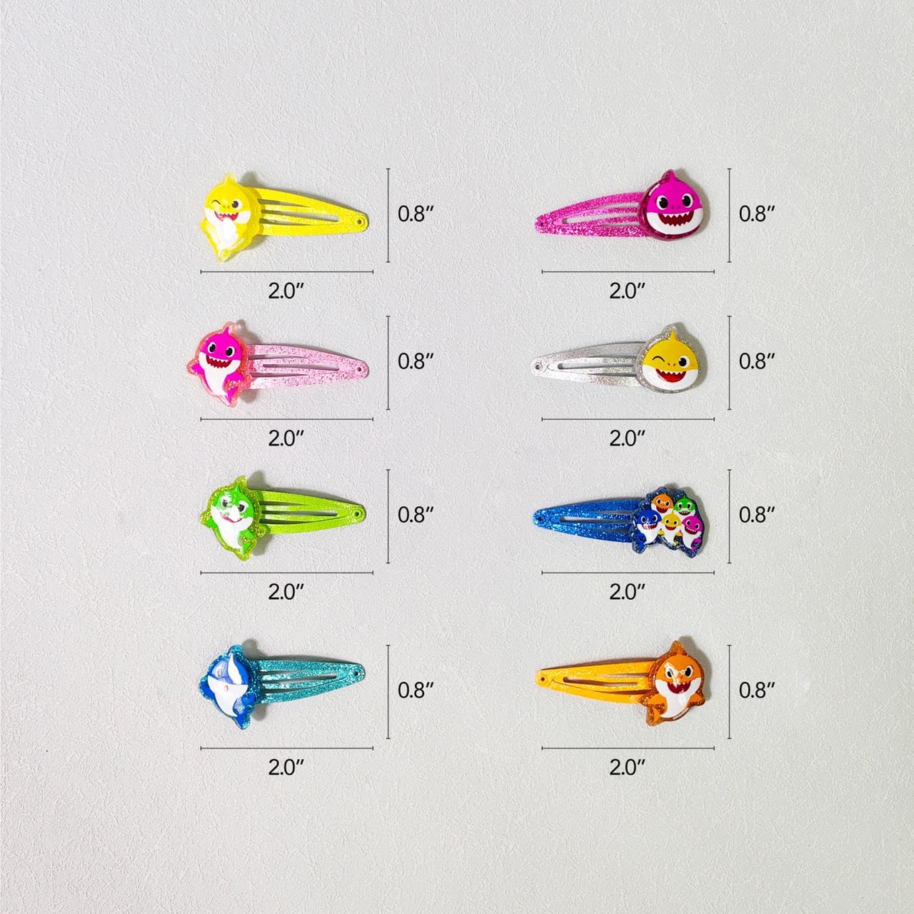 Luv Her 8-pack girls hair accessories for versatile daily hairstyles.