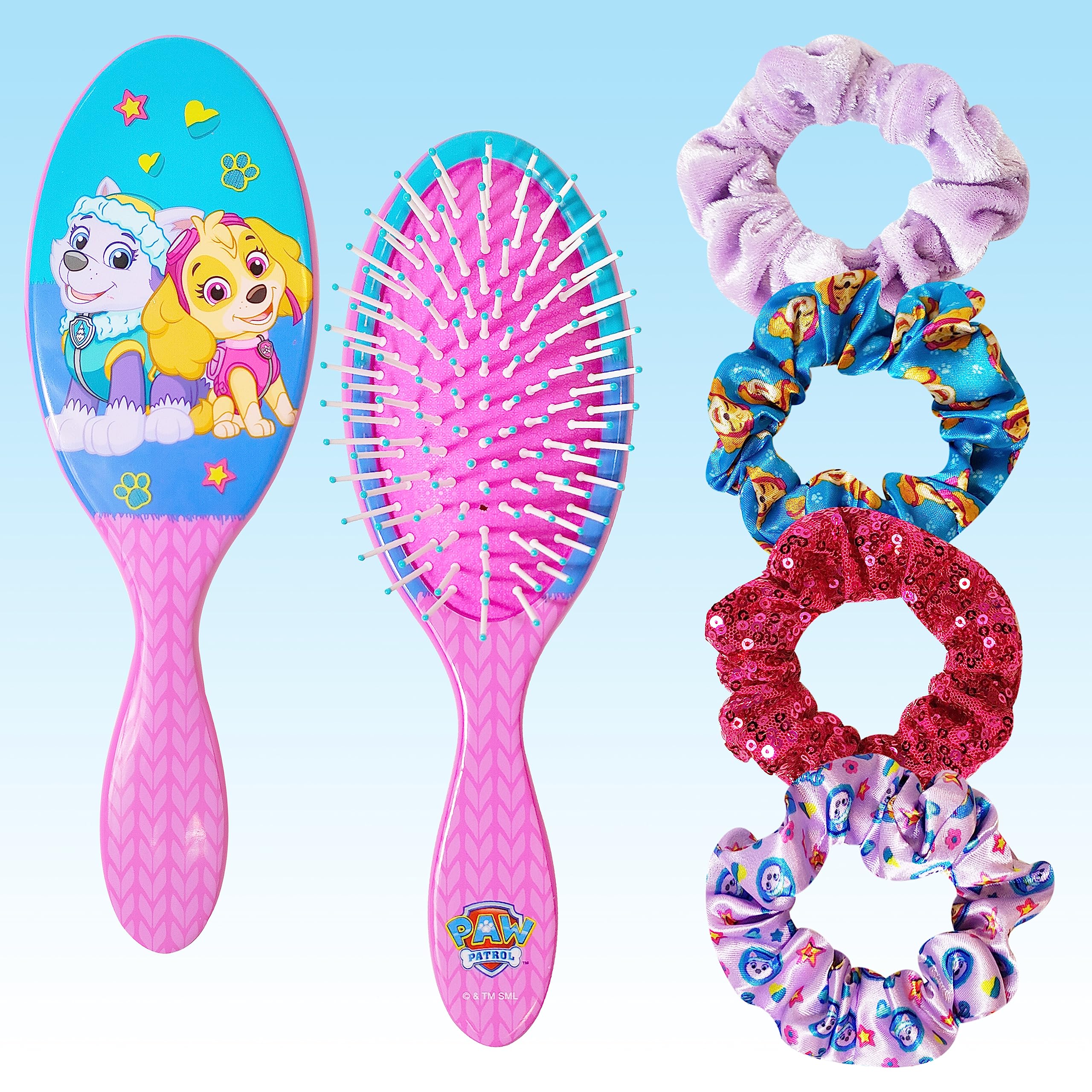 Cepillo desenredante de Luv Her Paw Patrol para cabello suave y sin tirones.