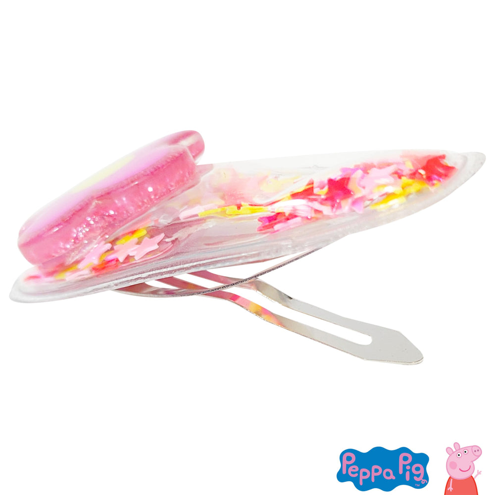 LUV HER Peppa Pig hair clip with charms adds playful outfit detail