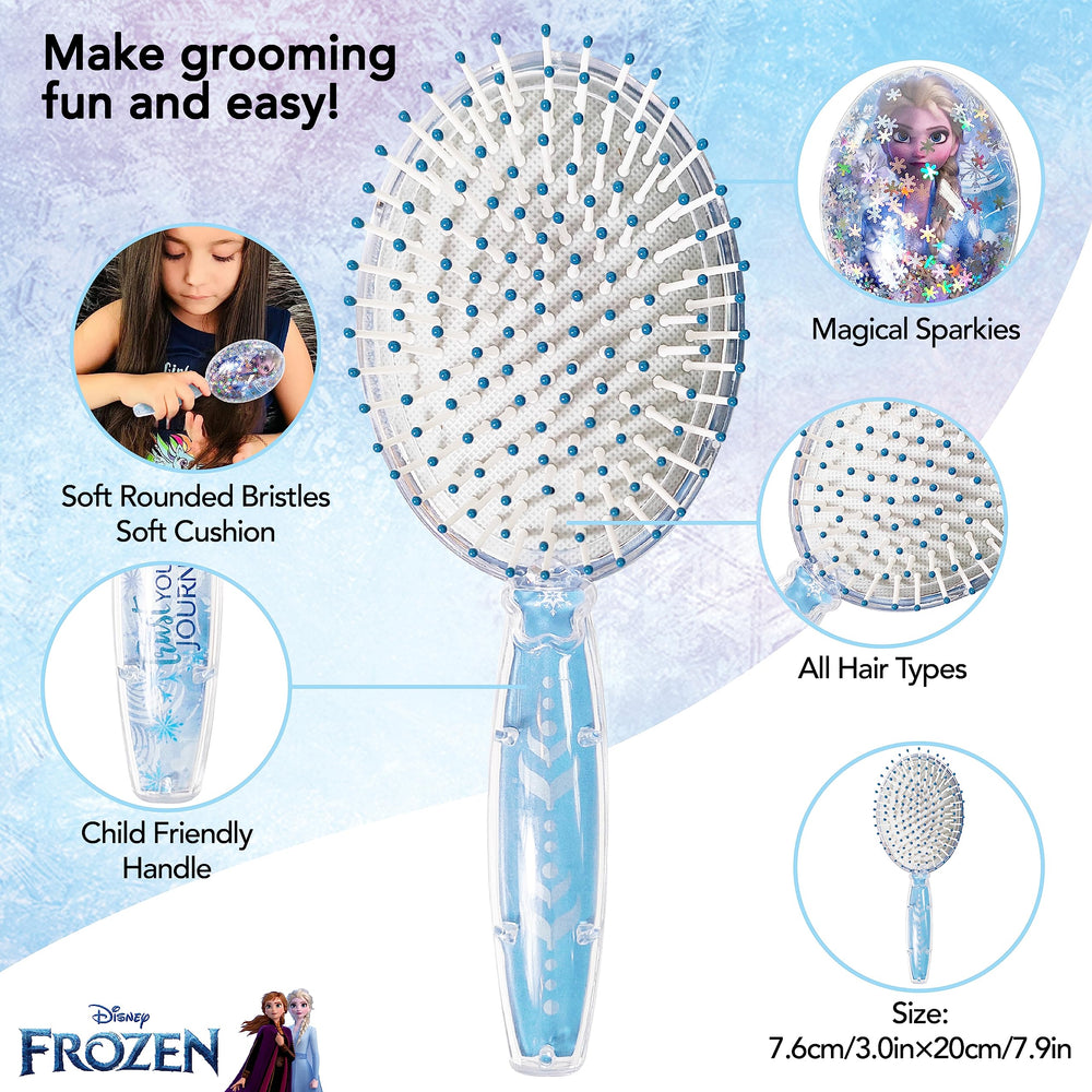 LUV HER silver snowflake accents on the brush top