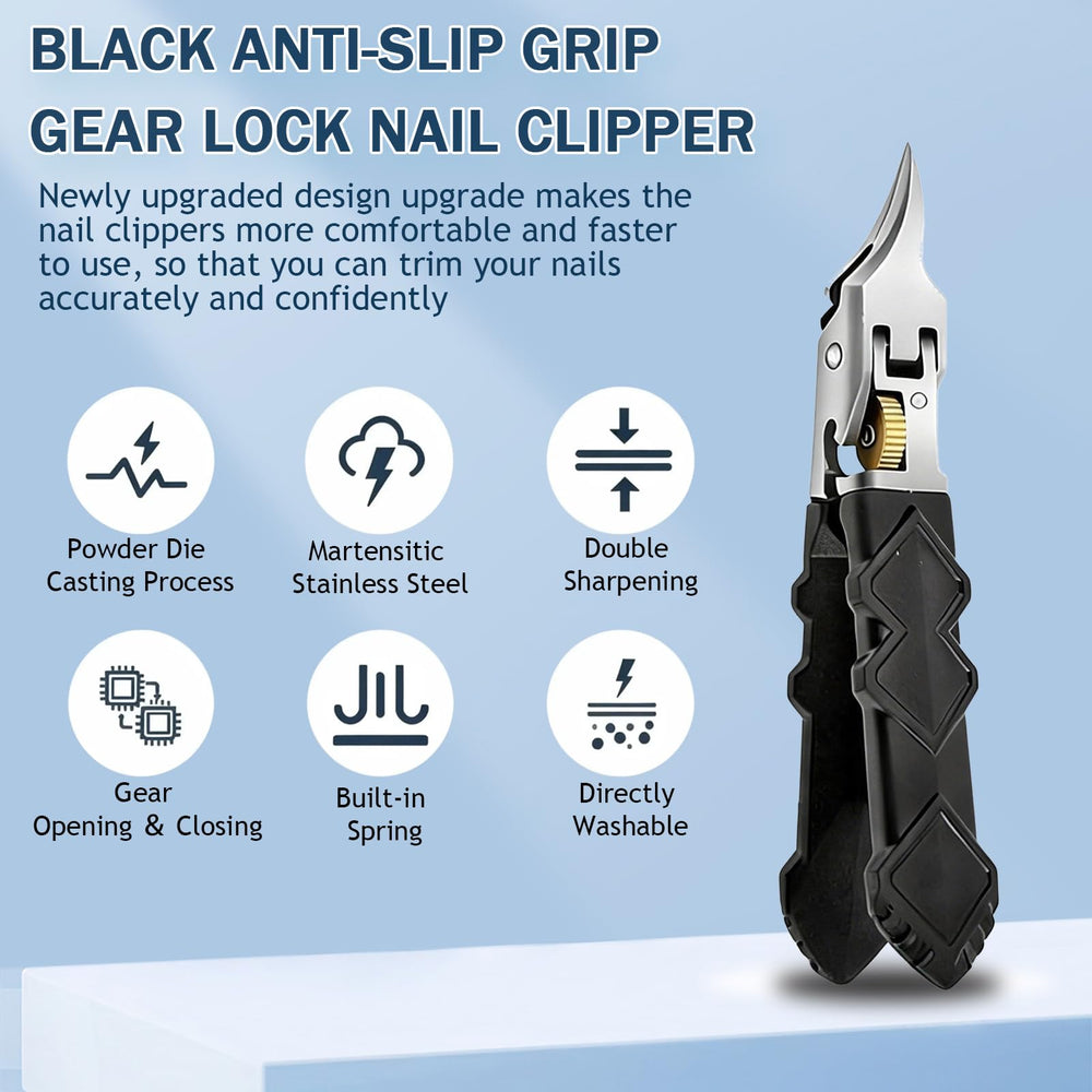 Luvandier nail clipper safety lock keeps the blade secured during storage