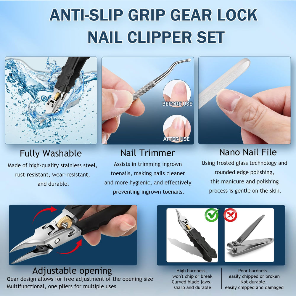 Luvandier splash guard prevents nail clippings from flying during trimming