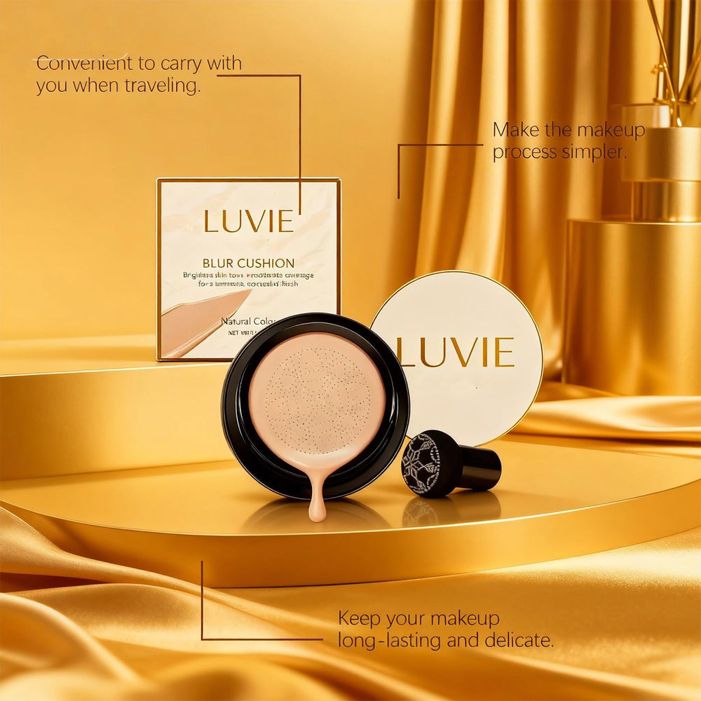 Luvie aplicador esponja facilita la aplicación uniforme.