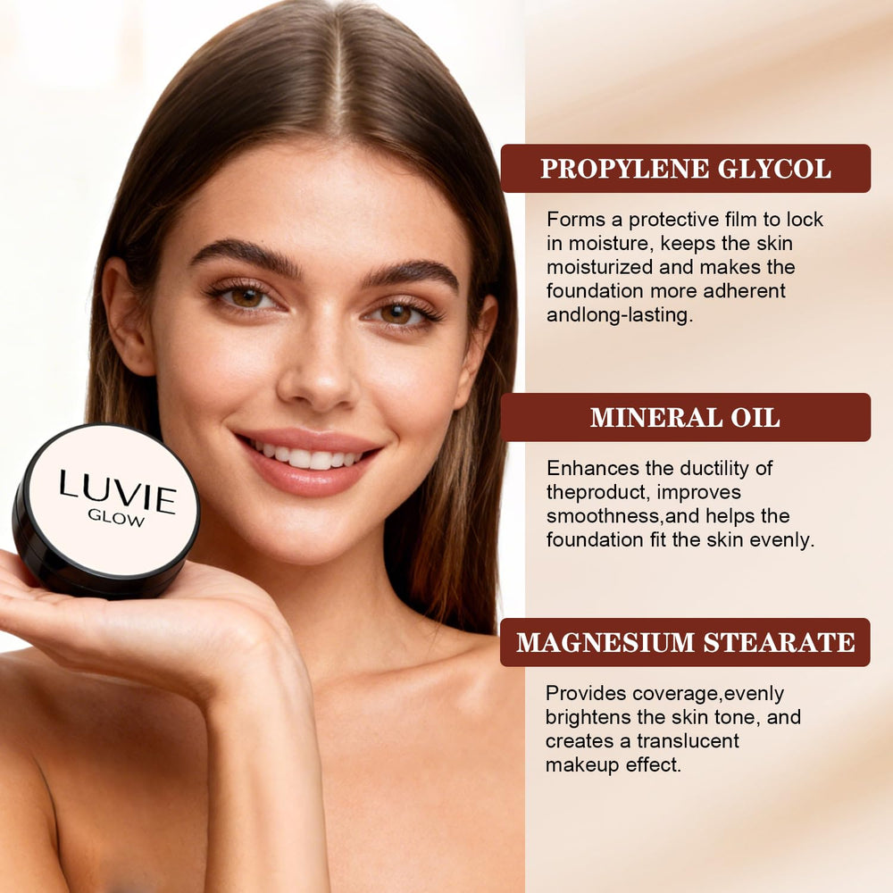 Luvie Glow Foundation con crema BB aporta hidratación en piel madura.