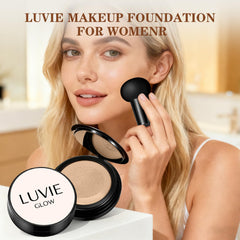Luvie Glow Foundation con crema CC brinda color y luminosidad equilibrados.