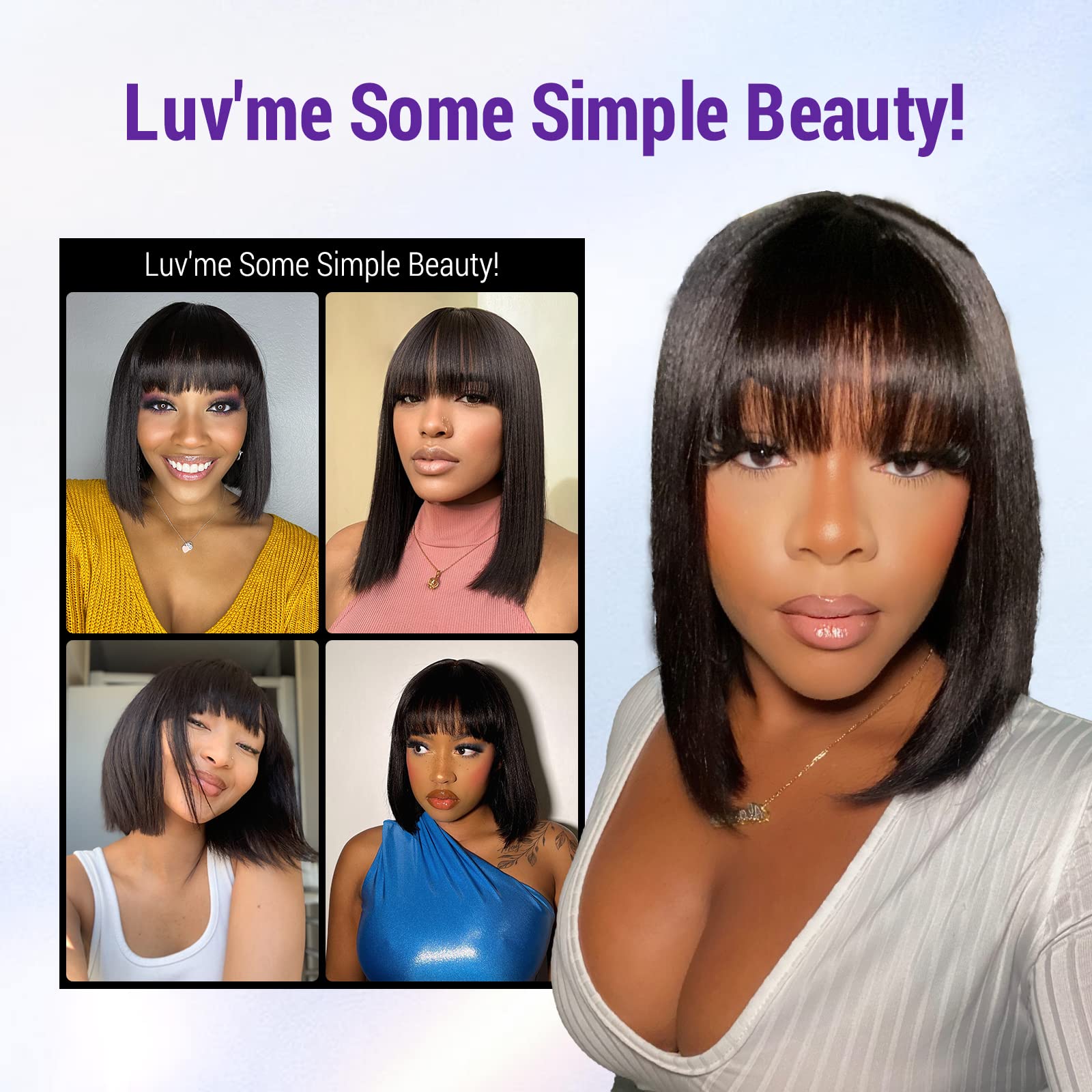 LUVME HAIR daily-wear edges protection supports natural hair-friendly styling.