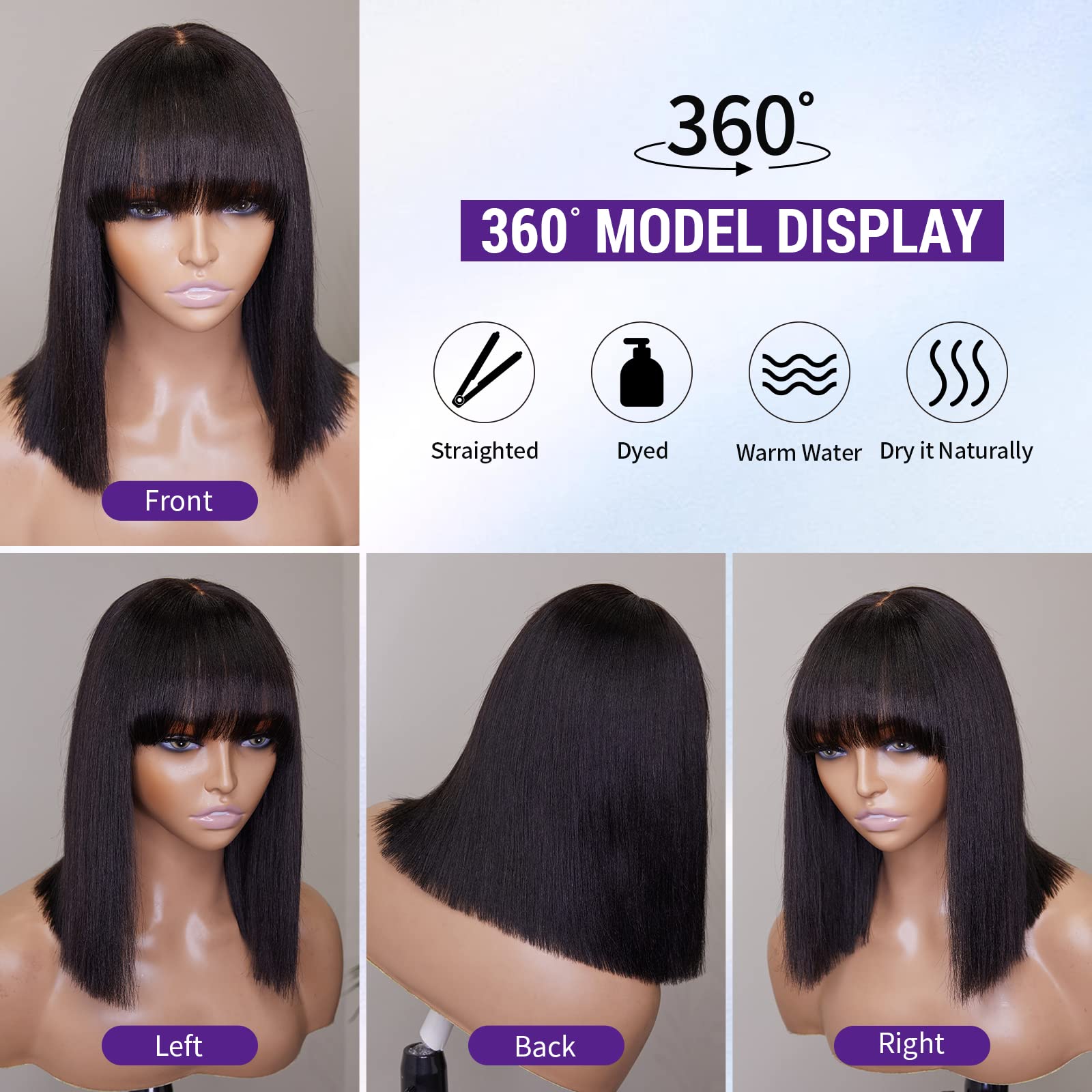LUVME HAIR glueless protective wig ideal for easy, stress-free daily styling.