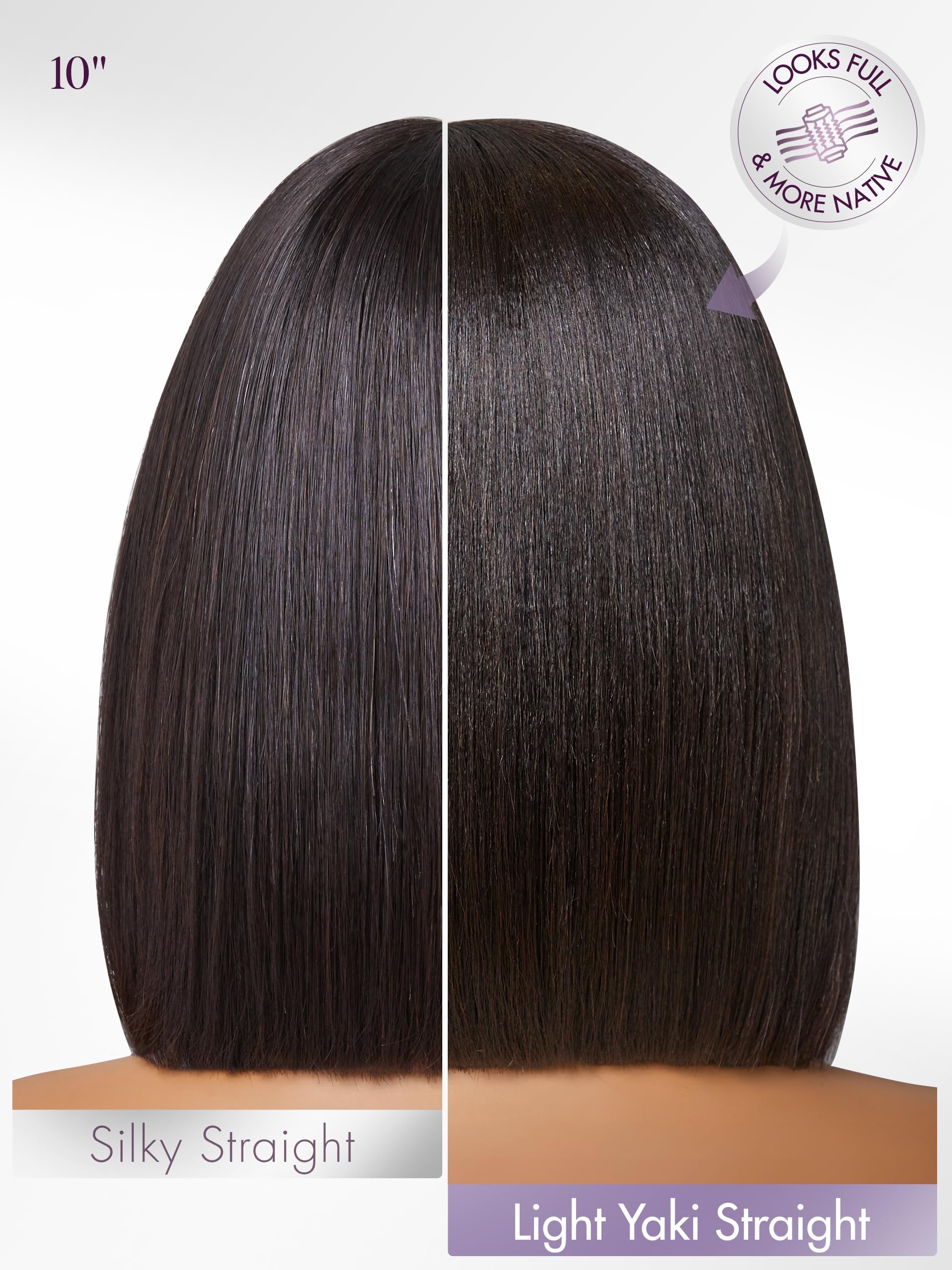 LUVME HAIR ready-to-go bangs wig for fast styling
