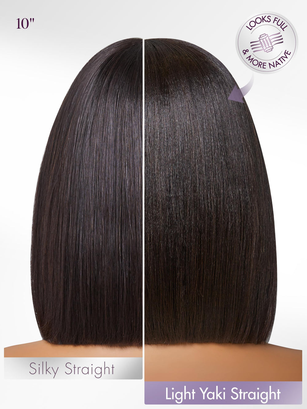 LUVME HAIR ready-to-go bangs wig for fast styling