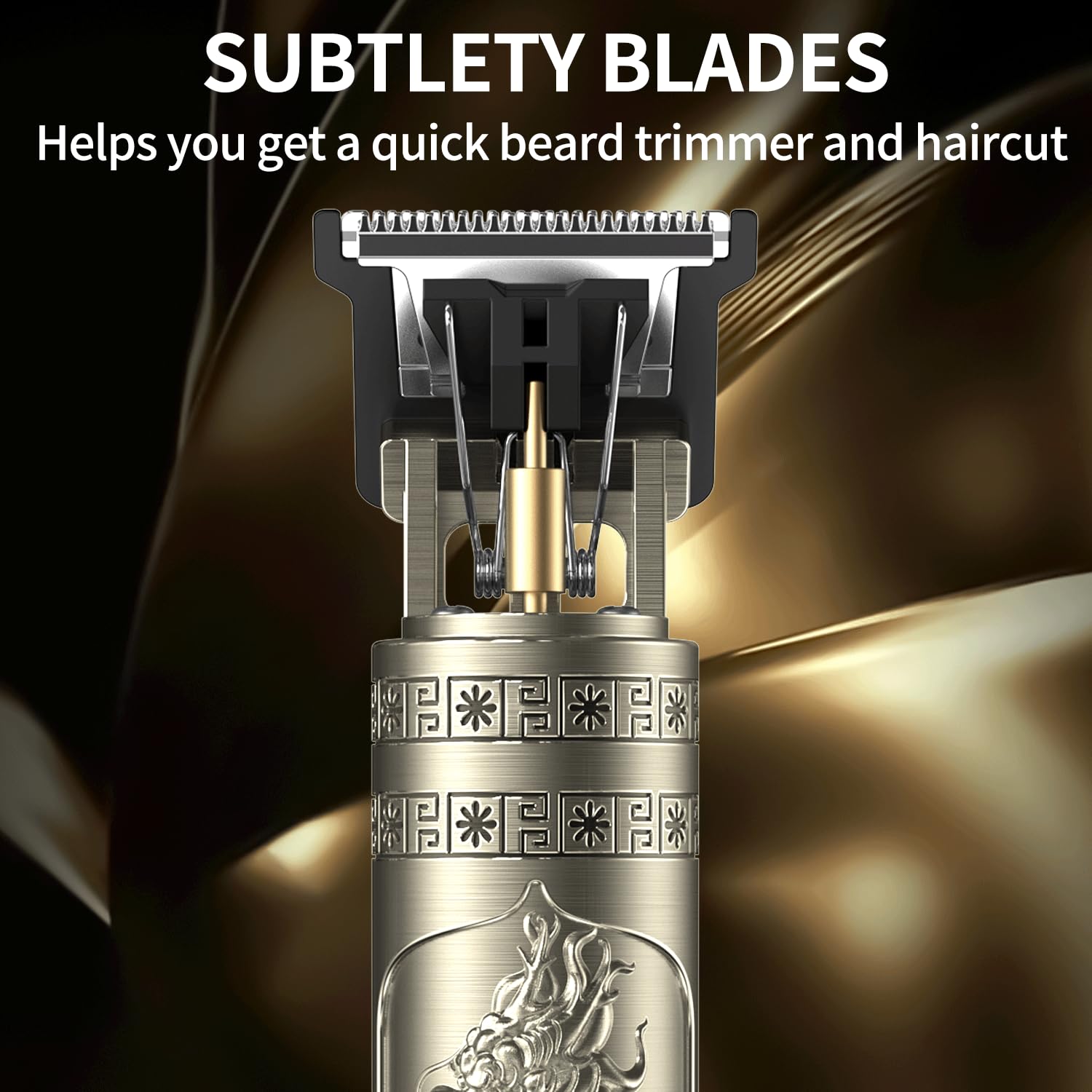Luwihou beard trimmer bronze attachment 1-5mm offers precise beard length control