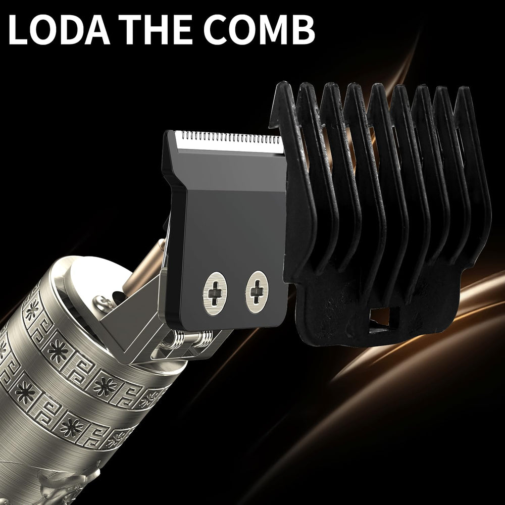 Luwihou beard trimmer bronze attachment 3mm supports detailed grooming and sculpting