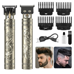 Luwihou beard trimmer bronze case; portable storage for on-the-go grooming