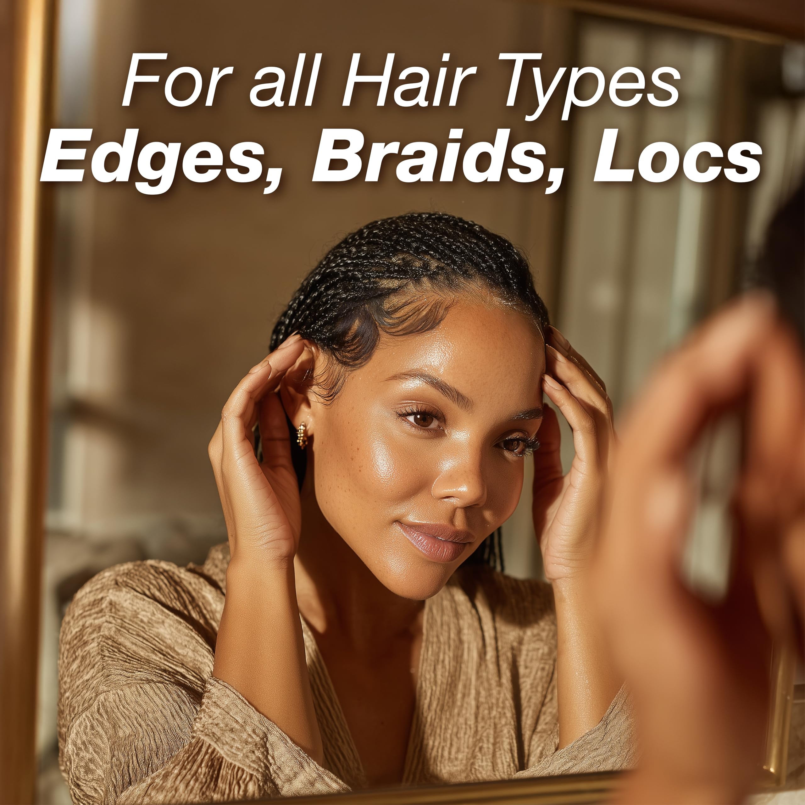 Lux Collection Edge Control Gel highlights 24K radiance for shine