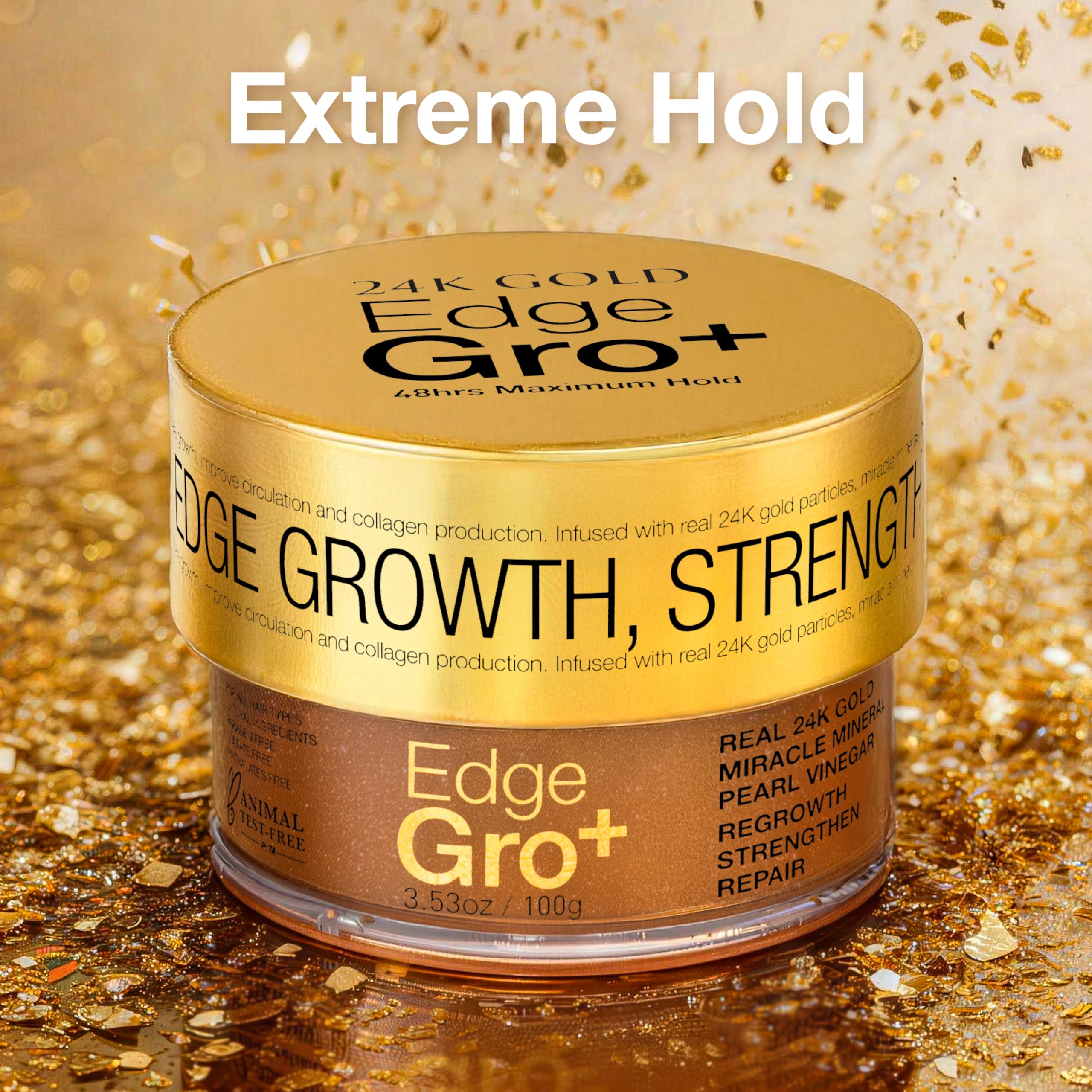 Lux Collection Edge Control Gel gently cares for delicate edges