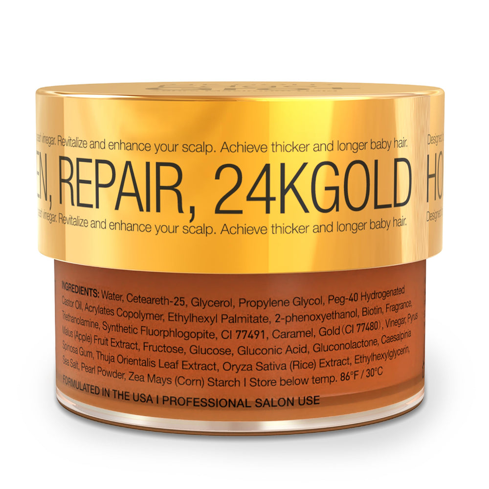Lux Collection Edge Control Gel premium packaging and labeling