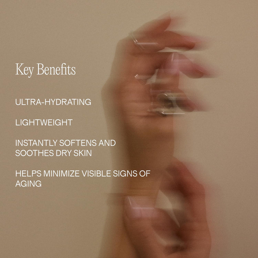 Close-up of Lux Unfiltered N°24 cream texture on skin for velvety finish