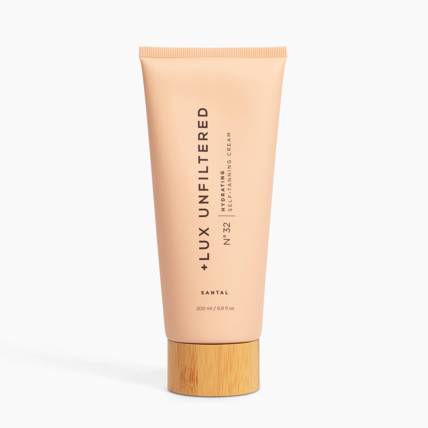 Lux Unfiltered N°32 lotion with light santal scent for pleasant application.
