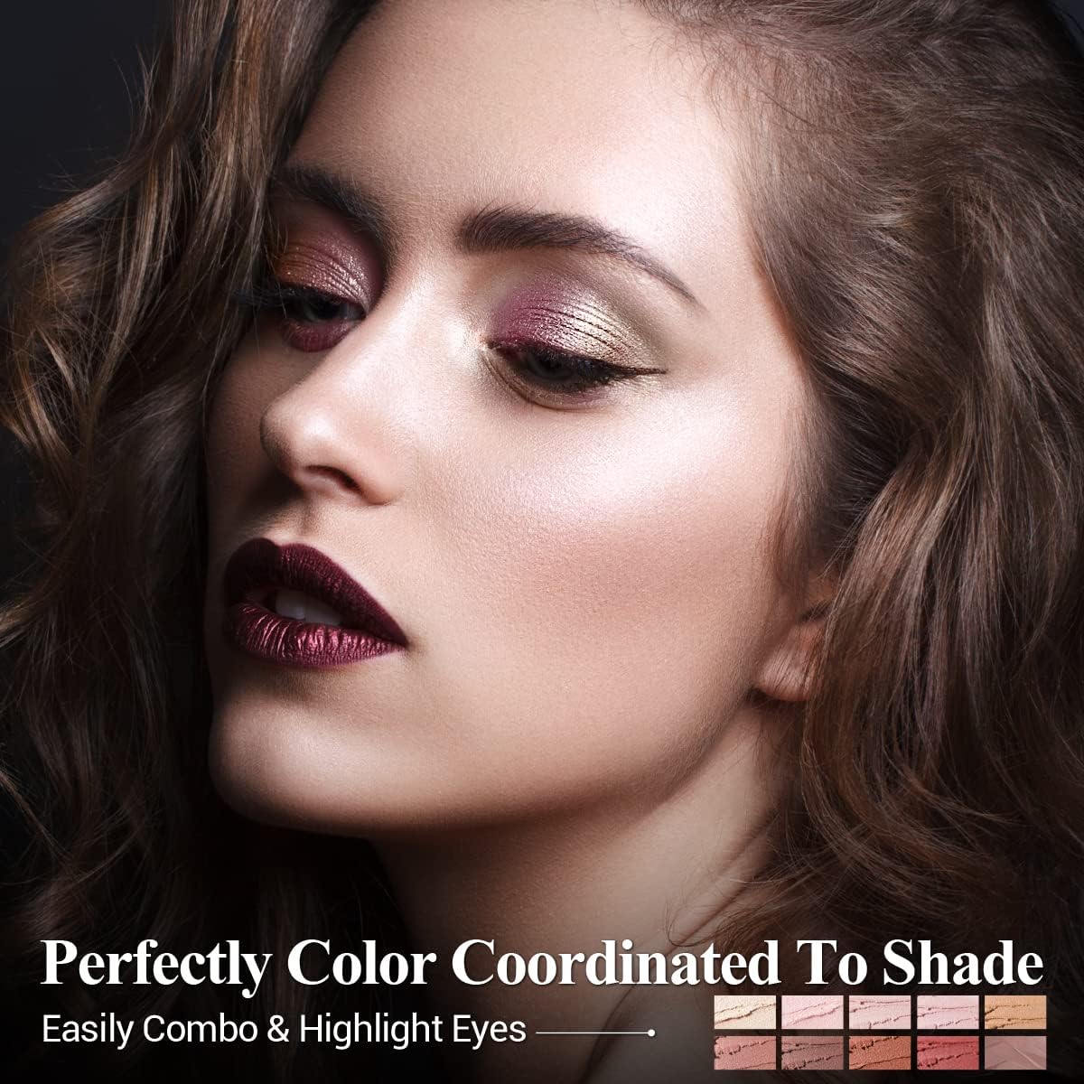 Luxaza Eyeshadow Stick includes a blending brush for a soft finish.