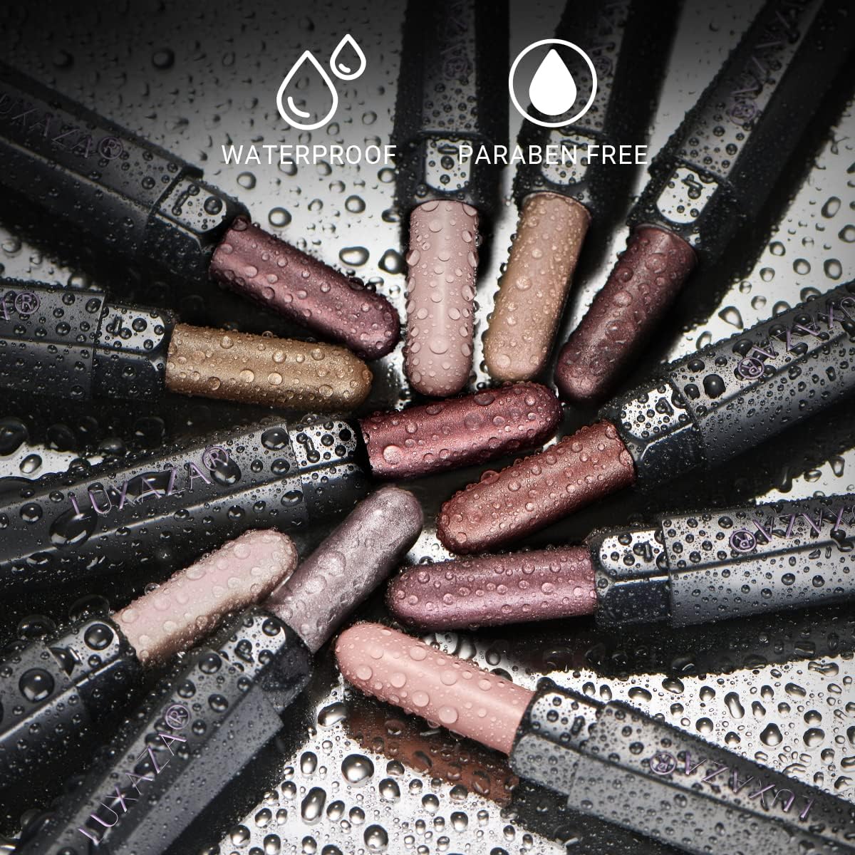 Luxaza Eyeshadow Stick delivers bold shades or neutrals with one product.