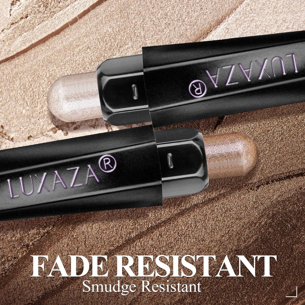 Luxaza Eyeshadow Stick is compact and travel-friendly for on-the-go touch-ups.