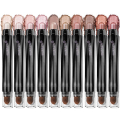 Luxaza Pro brown eyeshadow stick set packaging presents premium gift-ready look for makeup lovers.