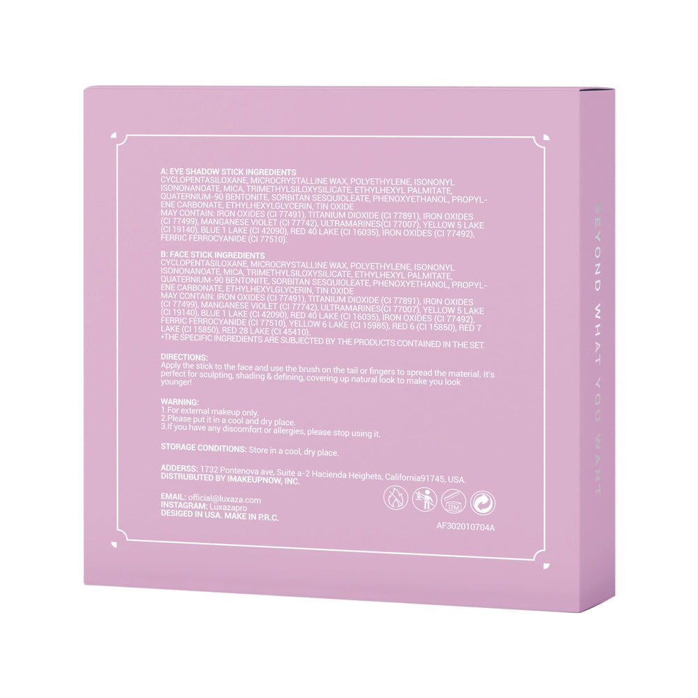 Luxaza Pro grape-wine palette image 4 emphasizes coordinated color range suitable for beginners.
