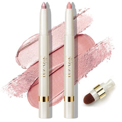 Luxaza Pro sombra cremosa tono durazno para un brillo suave en la mirada