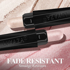 Luxaza sombra en crema stick resistente al agua para uso prolongado.
