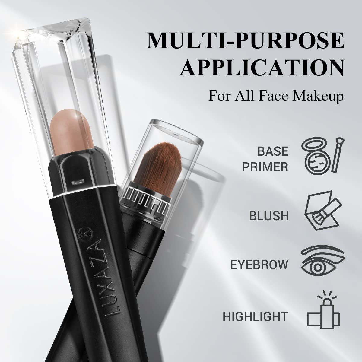 Luxaza sombra en crema stick tonos neutros versátiles para todos.