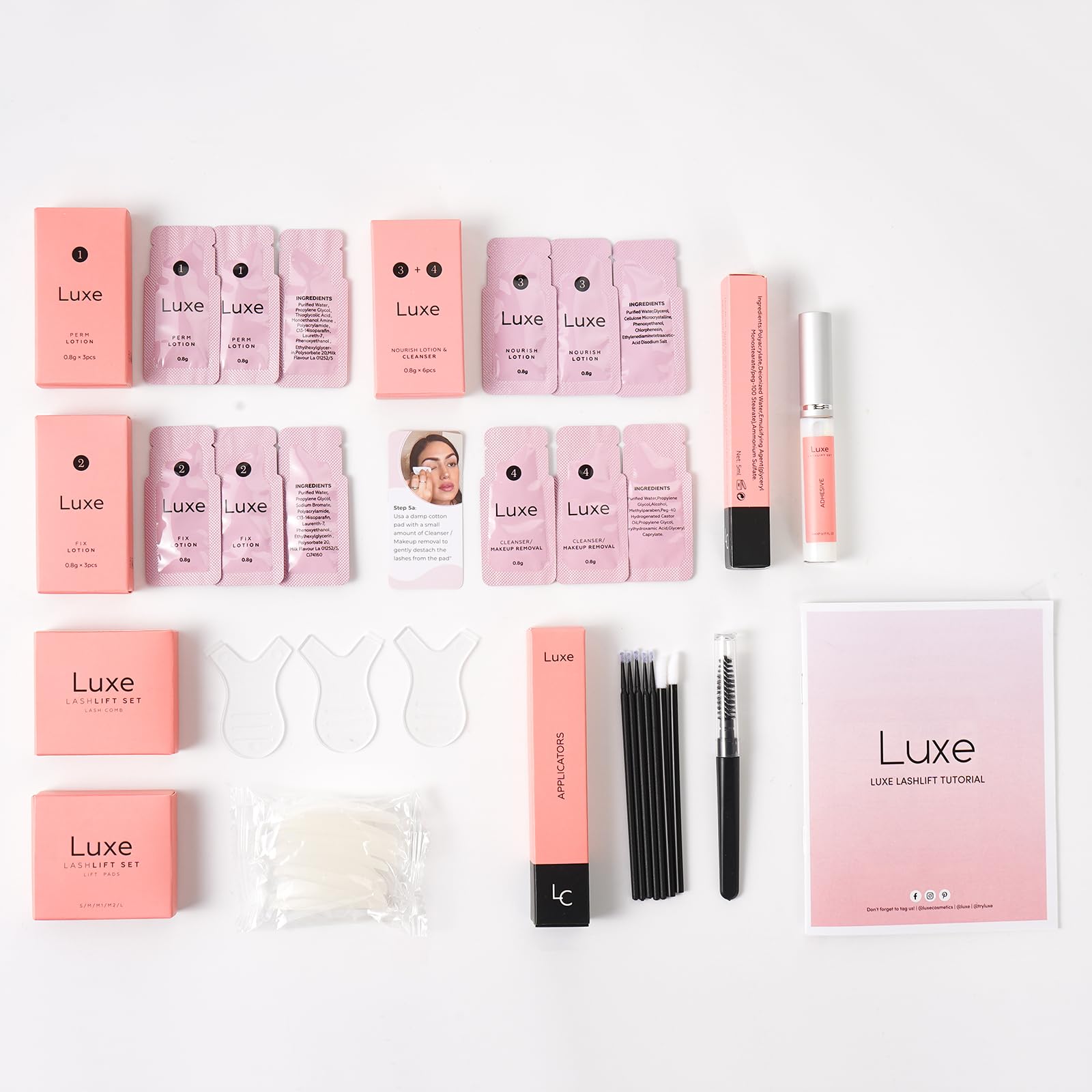 Luxe Cosmetics high-precision adhesive designed for strong, accurate application.