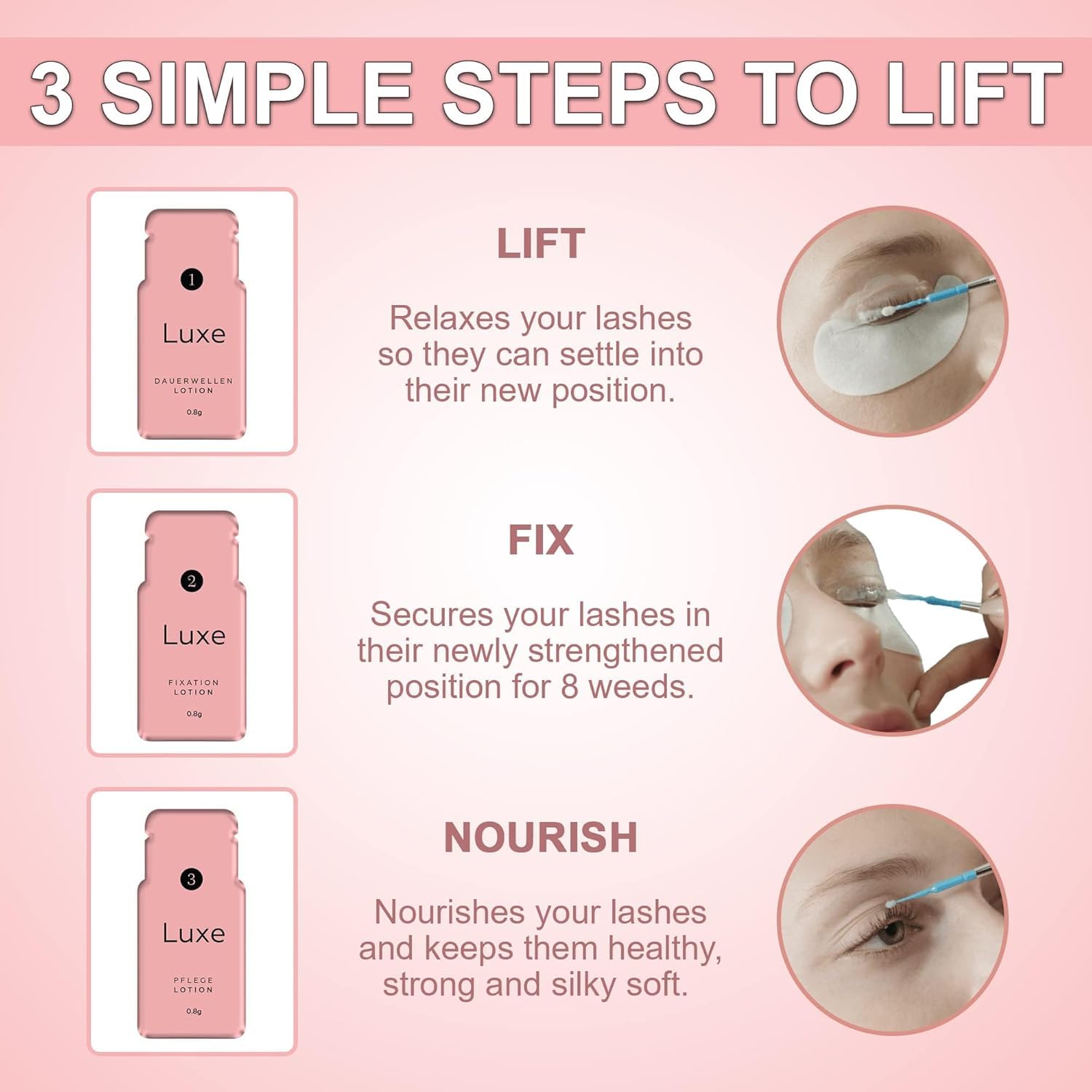 Luxe Cosmetics aftercare tips for long-lasting curl maintenance.