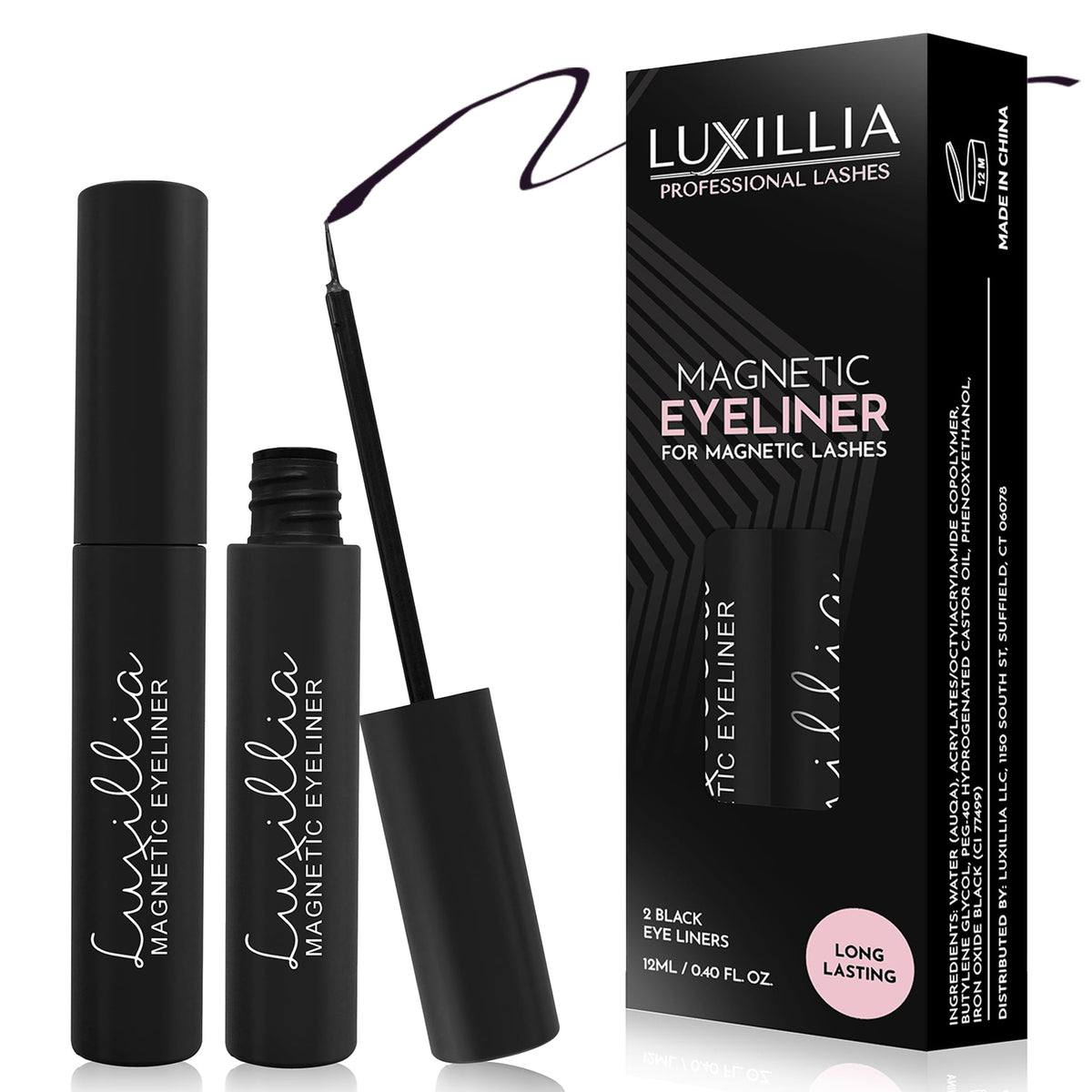 Luxillia línea magnética precisa muestra aplicación suave y controlada.