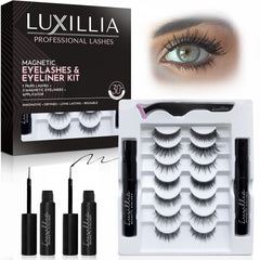 Luxillia magnetic eyelashes kit for effortless, natural-looking lashes.