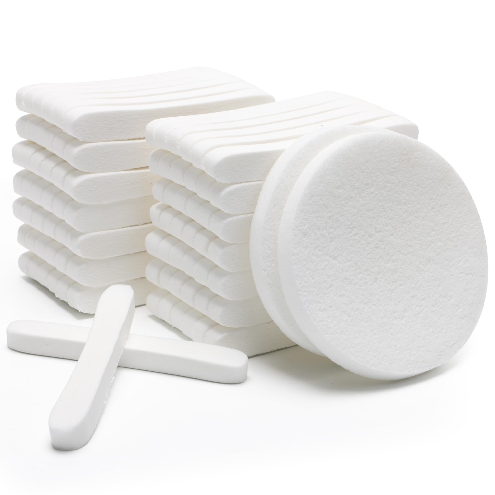Luxiv compressed facial sponge 84-piece pack for travel and daily cleansing.