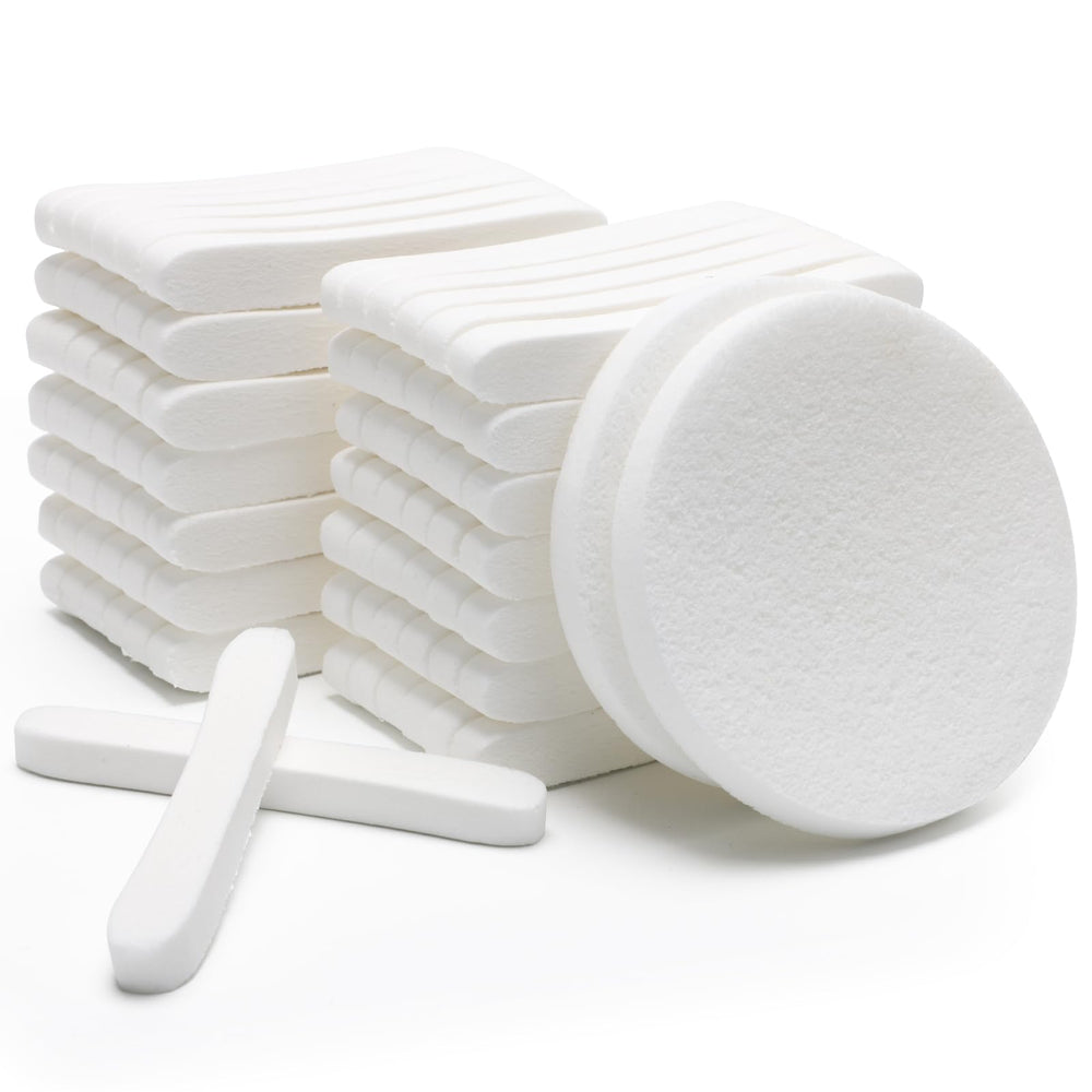 Luxiv compressed facial sponge 84-piece pack for travel and daily cleansing.