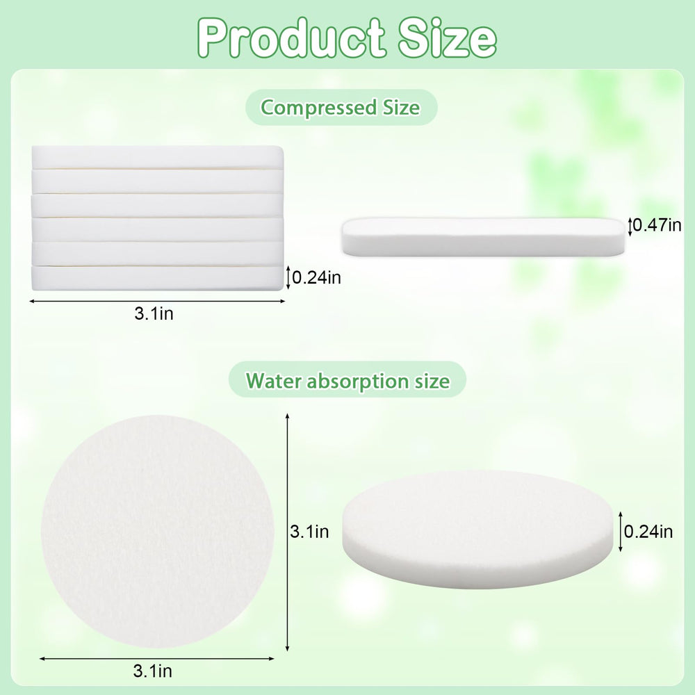 Luxiv mini-size face cleansing sponge ideal for estheticians and home routines.