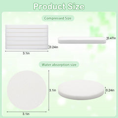 Luxiv mini-size face cleansing sponge ideal for estheticians and home routines.