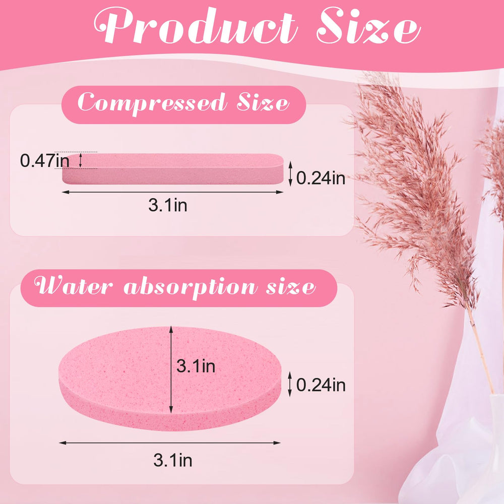 Luxiv mini face cleansing sponge before use for routines.