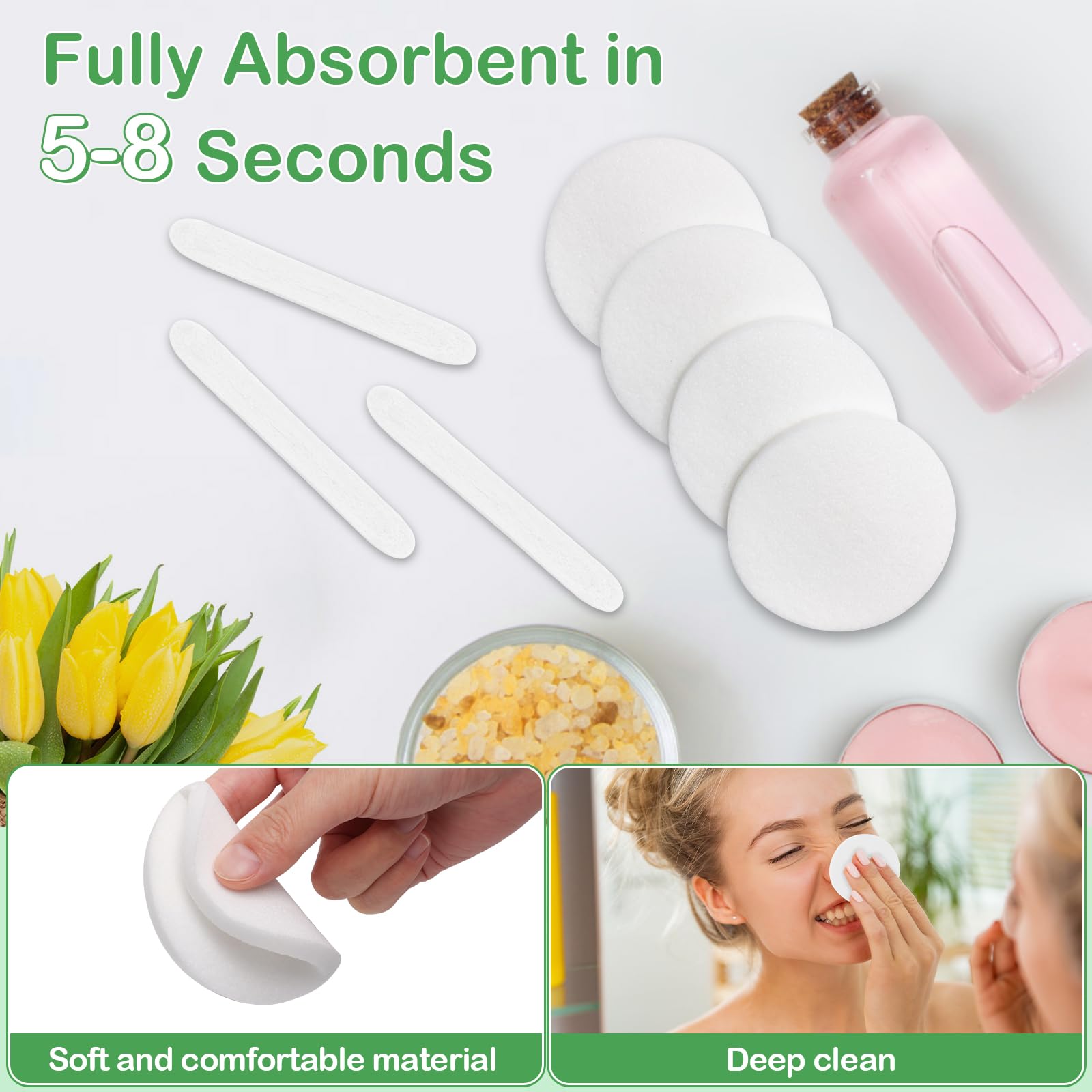 Luxiv multi-purpose sponge for cleaning, exfoliating, and lotion application.