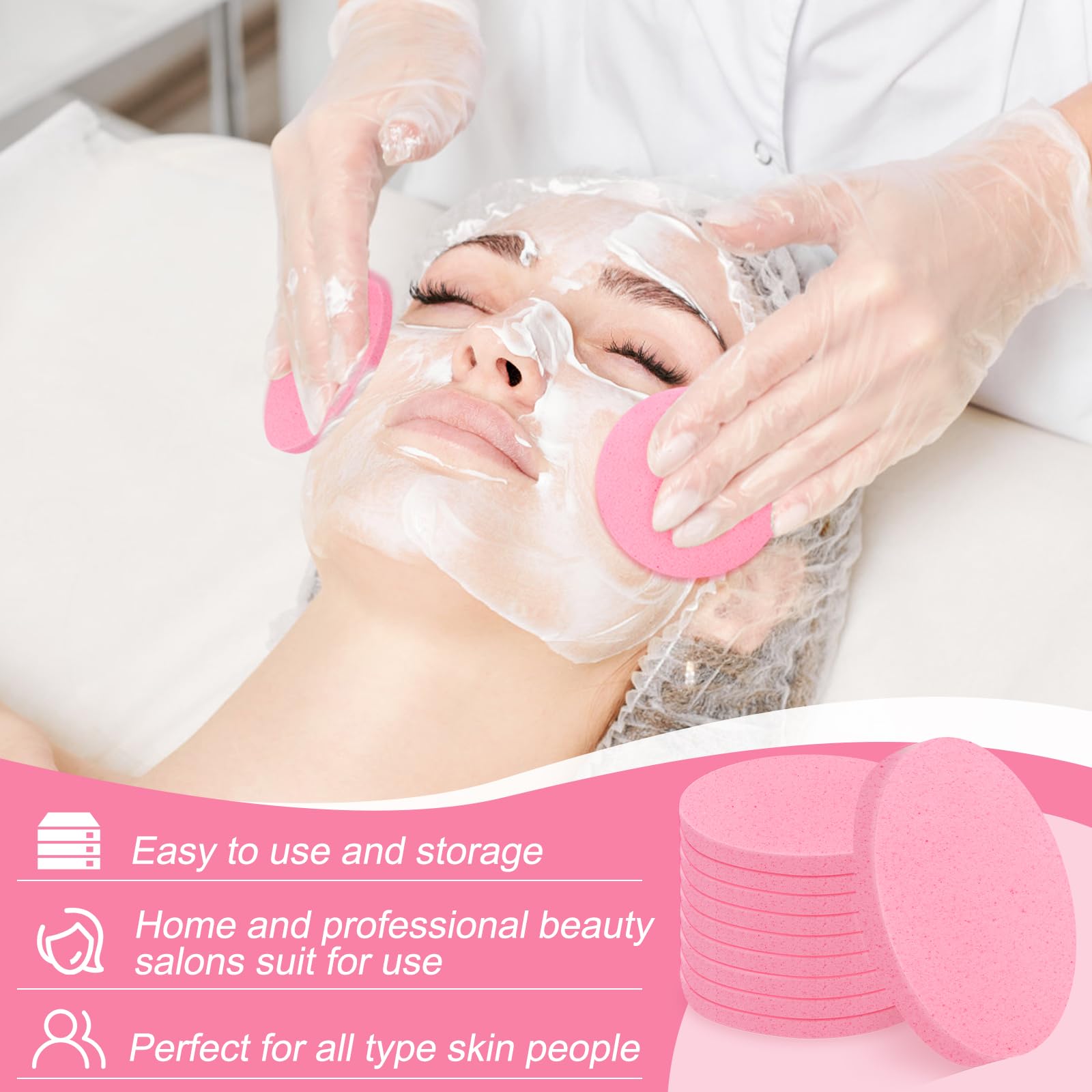 Luxiv multi-purpose sponge for cleaning makeup removal and exfoliation.