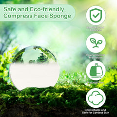 Luxiv sponge absorbs water quickly, ready to cleanse in seconds.