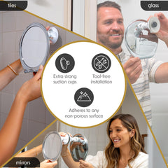 Adjustable tilt for precise angle during shaving.