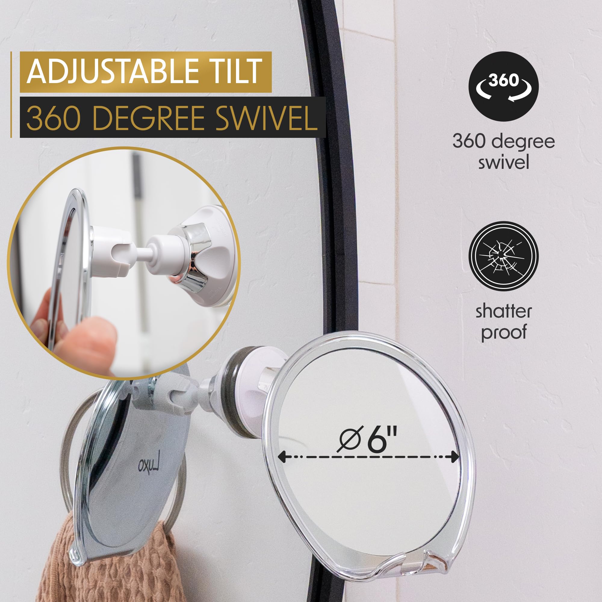 Lightweight, shatterproof design is ideal for travel and daily use.