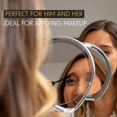 Strong suction cup adheres to smooth surfaces without drilling.