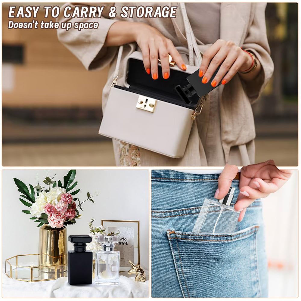 Luxsego travel-friendly 30ml bottle fits handbags and pockets.