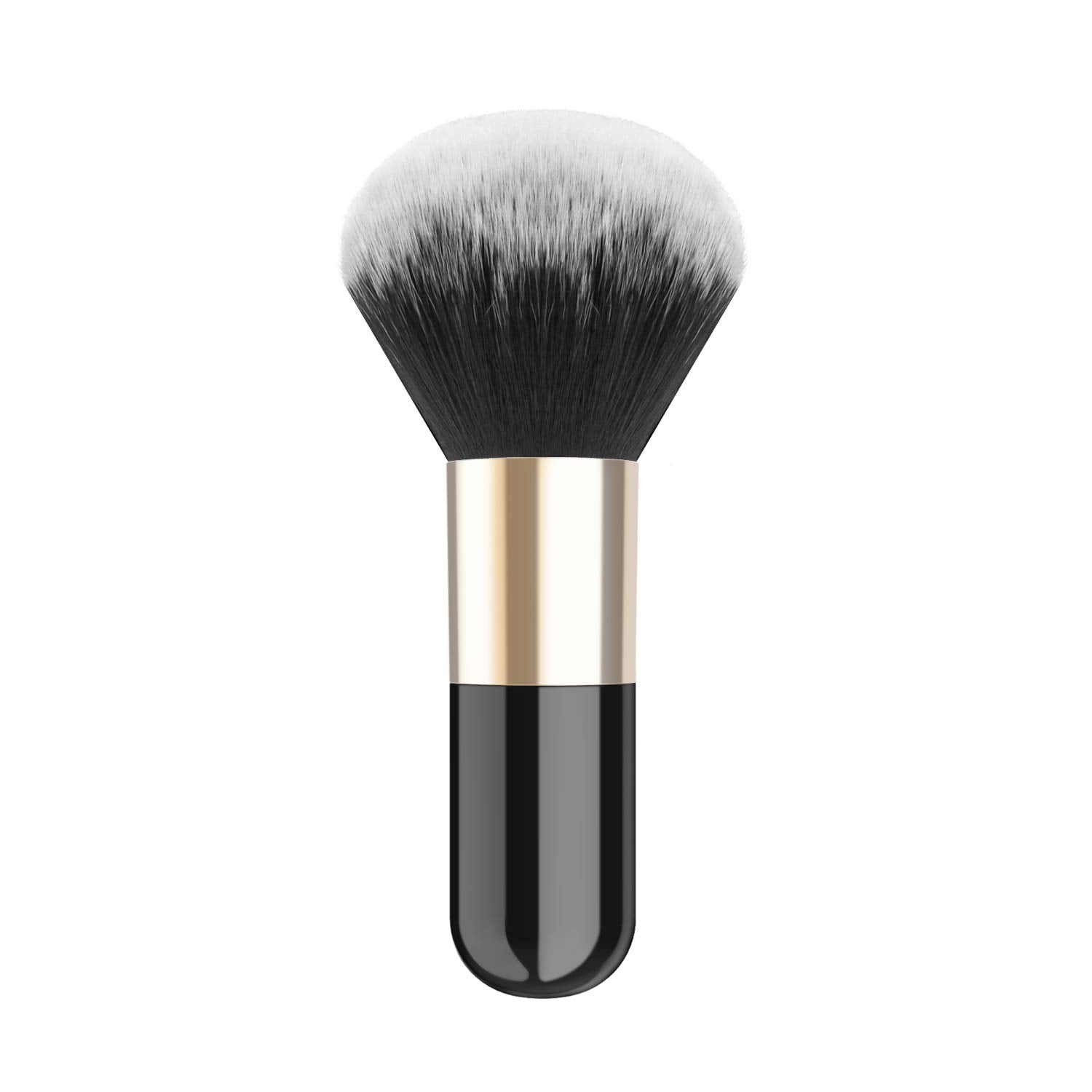 Luxspire flat kabuki brush top view for even powder application.