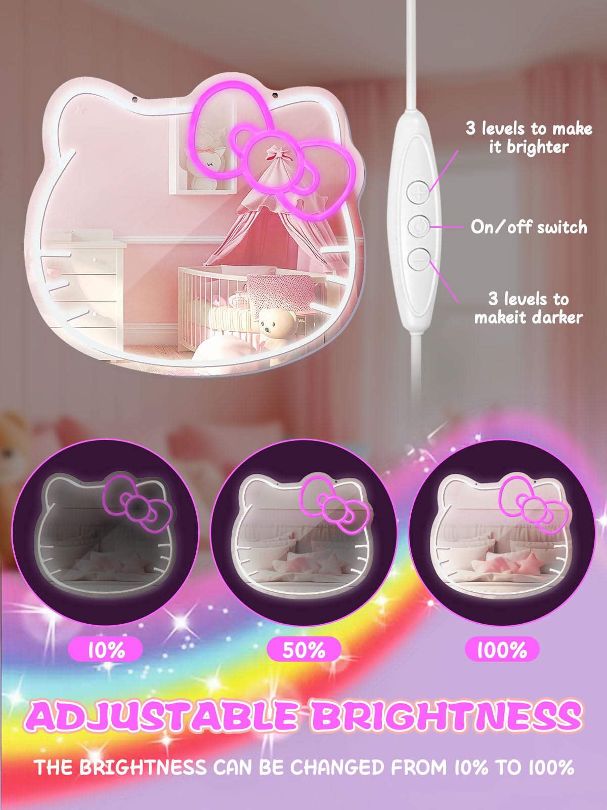 Luxuosa shatterproof acrylic mirror delivers HD clarity with durable safety