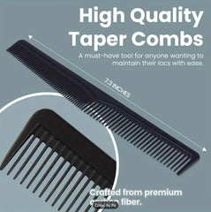 Close-up of LUXXII comb teeth ideal for detangling.